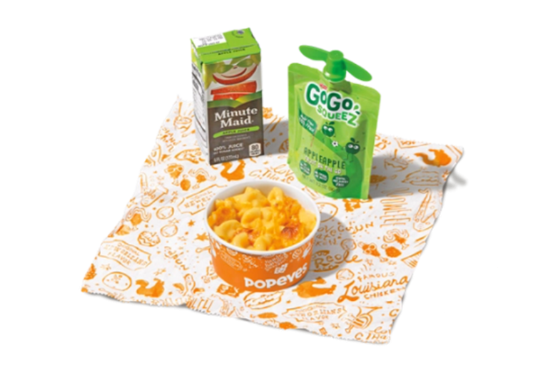 Mac & Cheese Kids Meal Price- Popeyes Menu