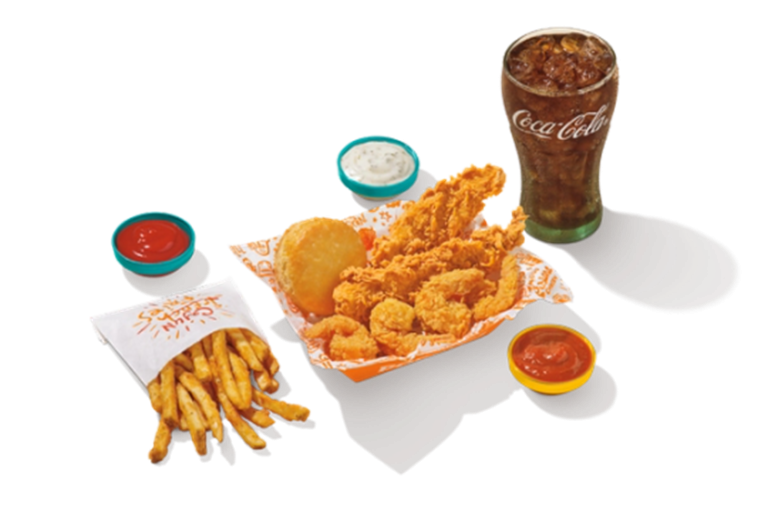 Popcorn Shrimp & 2 Classic Tenders Large Combo – Popeyes Menu