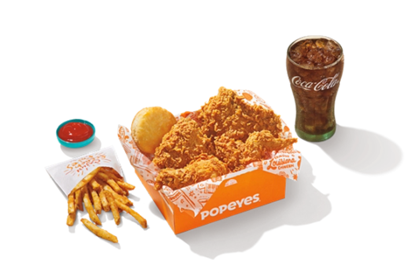 4Pc Signature Chicken Combo Classic Popeyes Menu