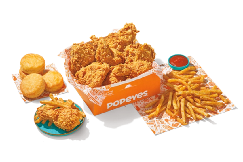 8Pc Chicken Family Meal Classic Popeyes Menu