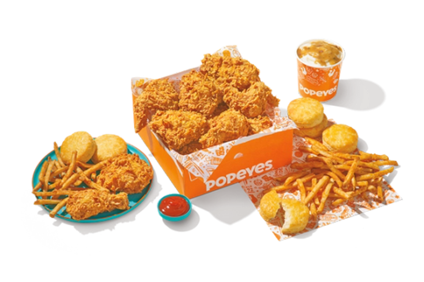 12Pc Chicken Family Meal Classic Popeyes Menu