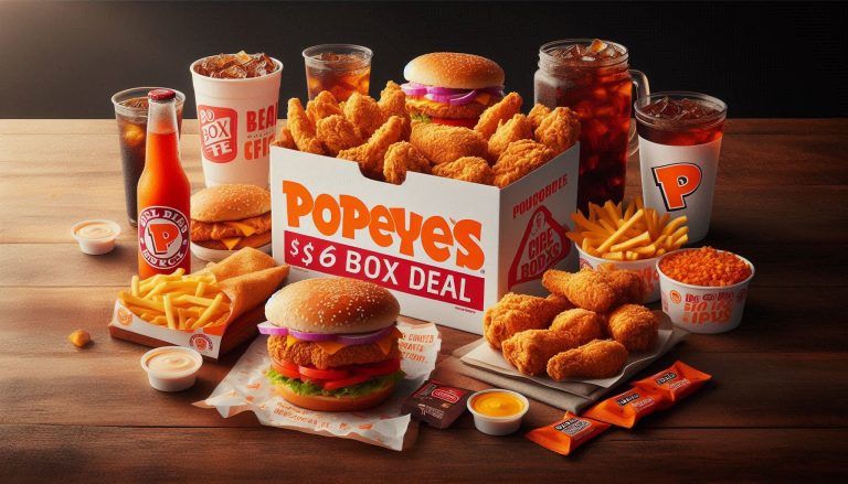 Popeyes $6 Big Box Deal